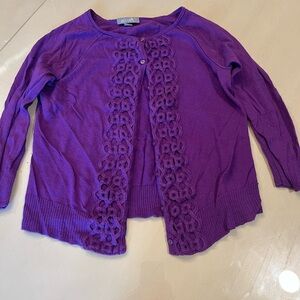 Vintage Y2K cardigan purple
